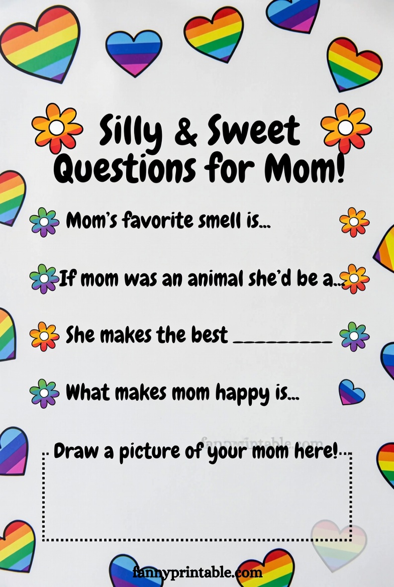 Mother's Day Questionnaire - Fanny Printable (1)