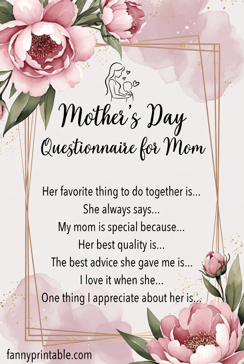 Mother's Day Questionnaire - Fanny Printable (4)