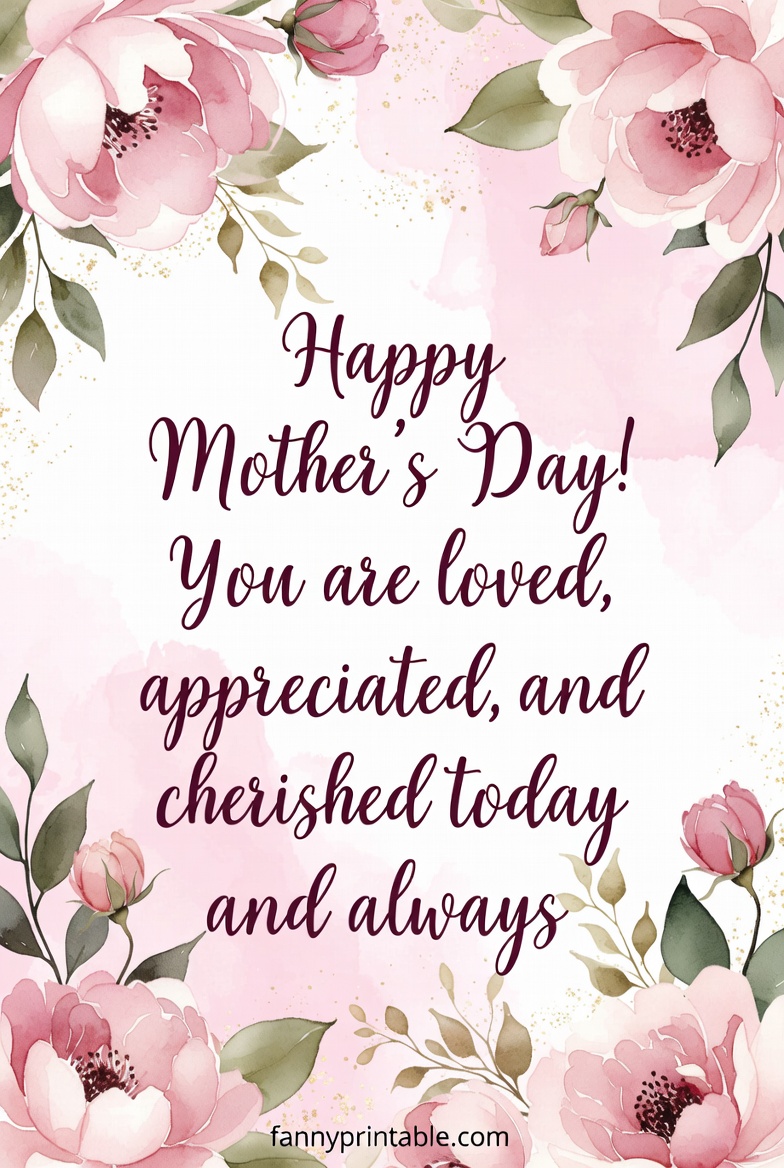 Mother's Day Sayings And Quotes - Fanny Printable (1)