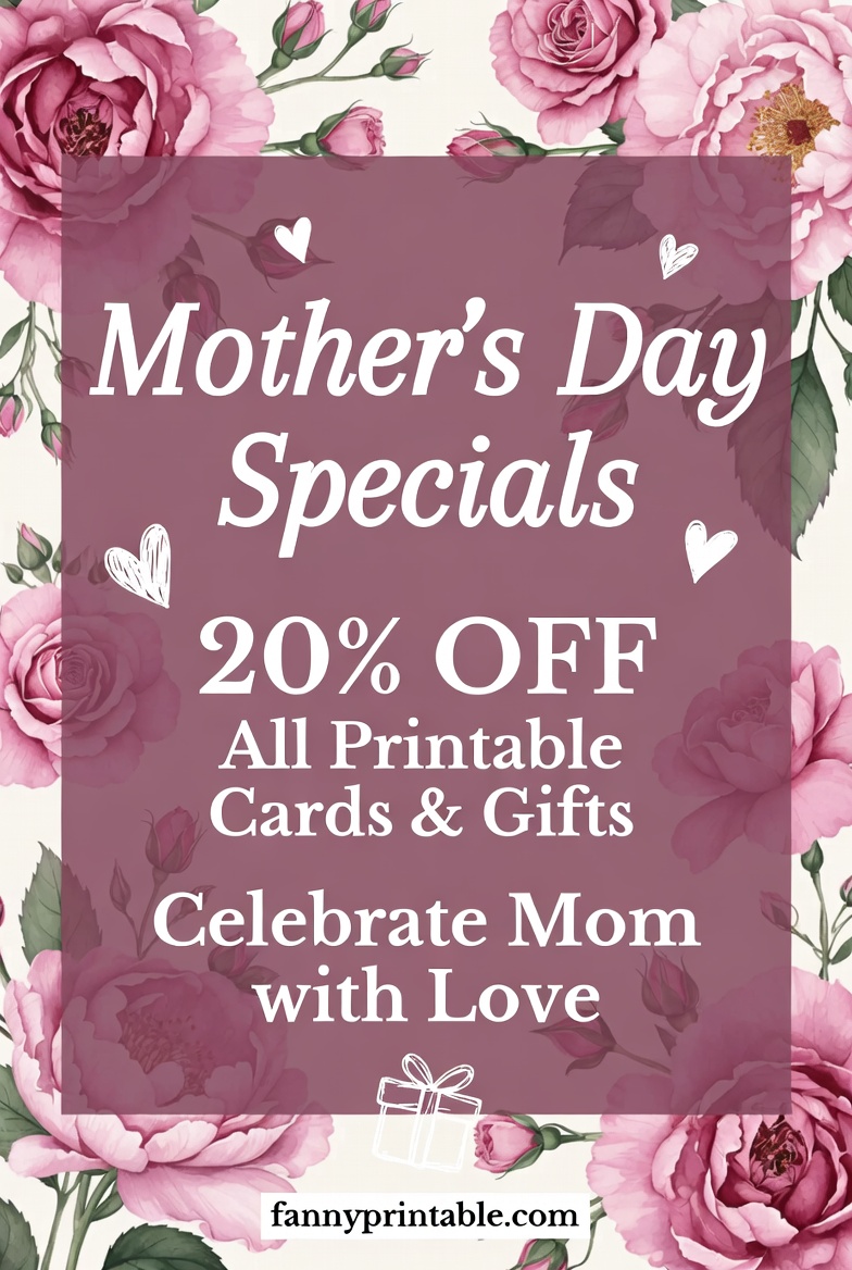 Mother's Day Specials - Fanny Printable (1)