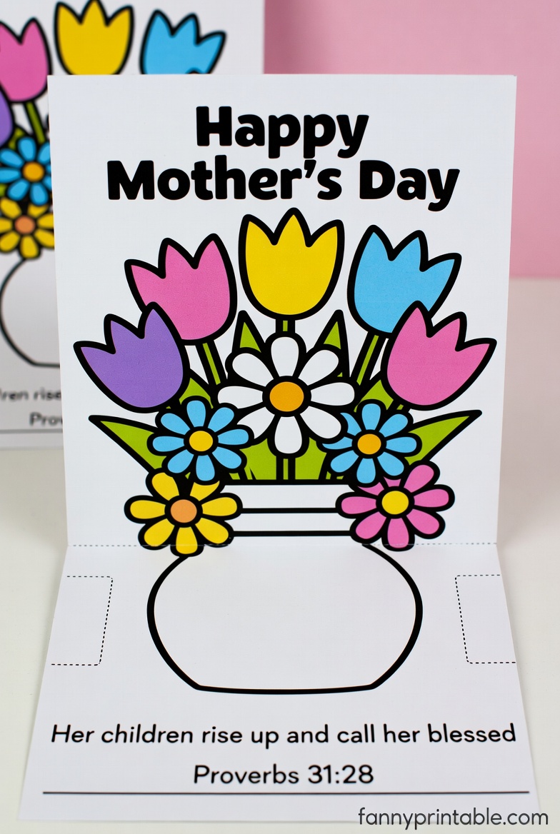 Mother's Day Sunday School Craft Printable (1)