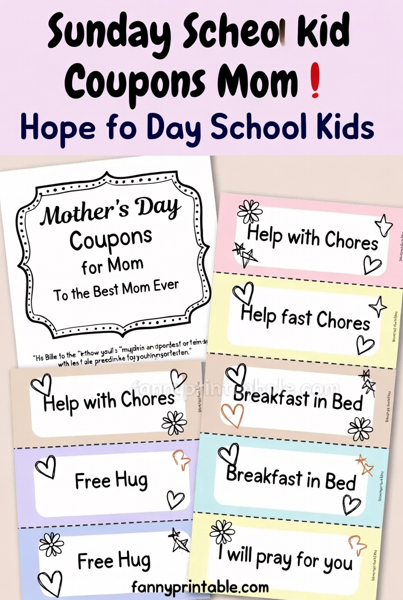 Mother's Day Sunday School Craft Printable (4)