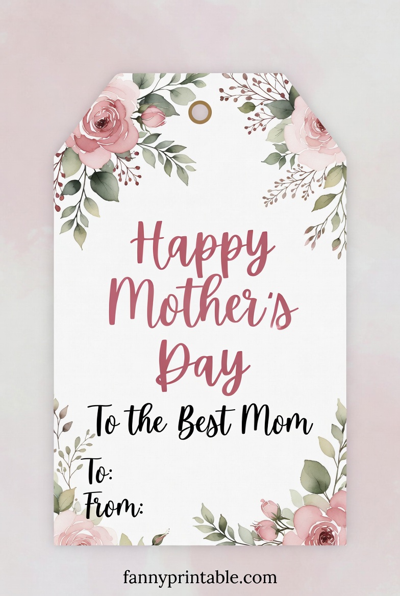 Mother's Day Tags Printable - Fanny Printable (1)