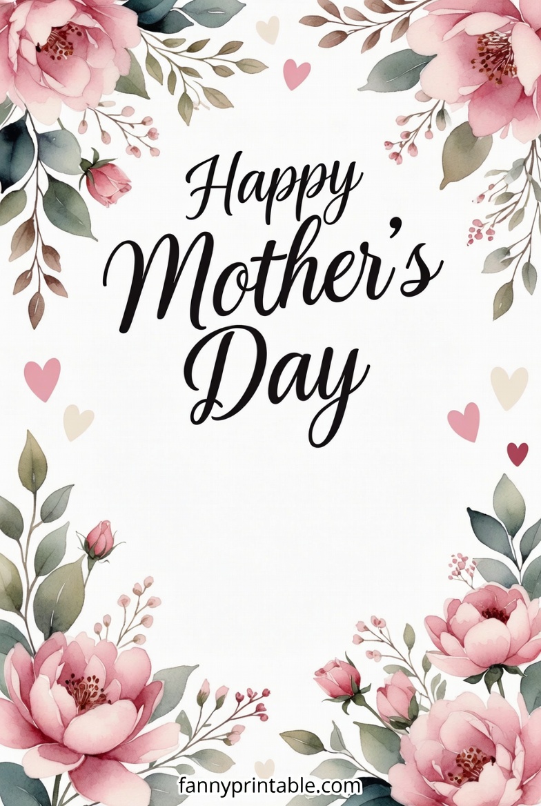 Mother's Day Template Printable - Fanny Printable (2)