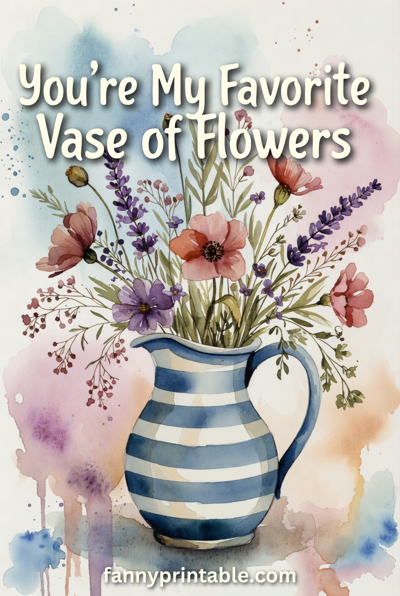 Mother's Day Vase Printable (2)