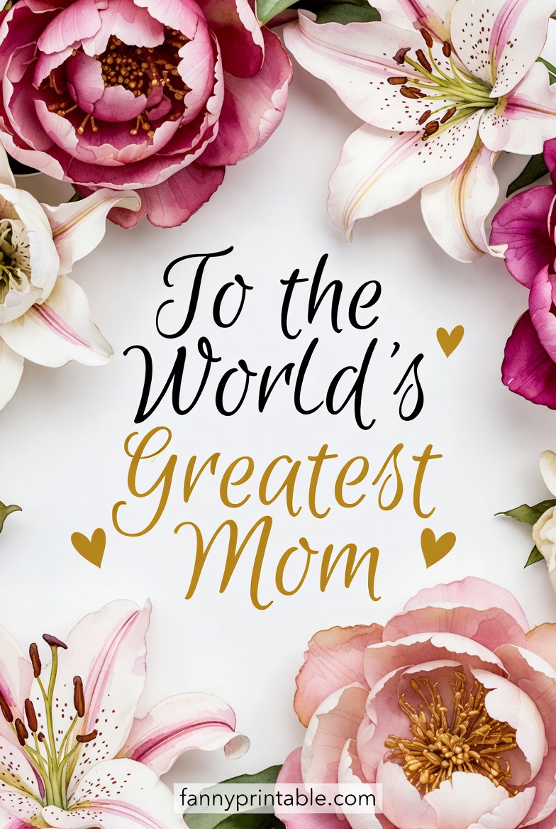 Mother's Day Wishes - Fanny Printable (2)