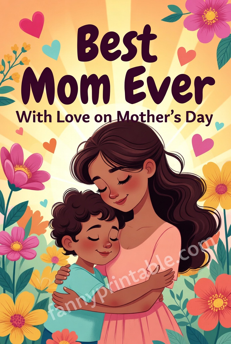 Mother's Day Wishes - Fanny Printable (4)