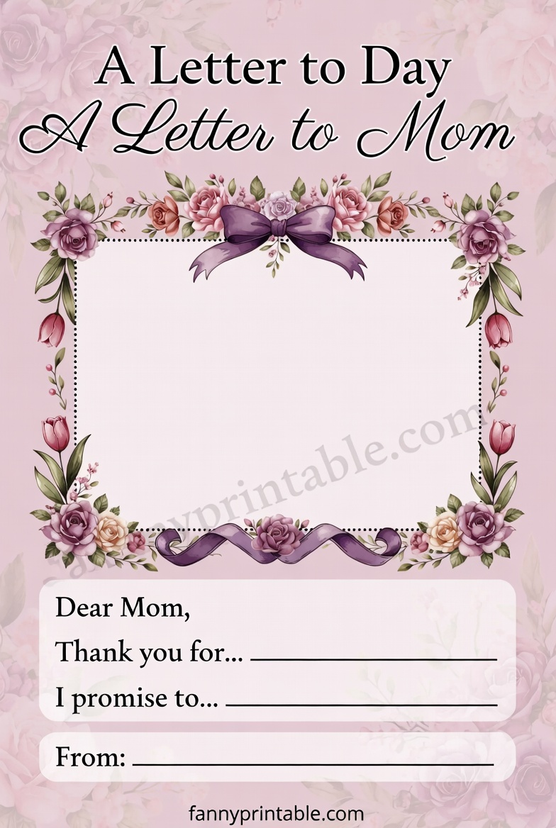 Mother's Day Worksheet - Fanny Printable (2)