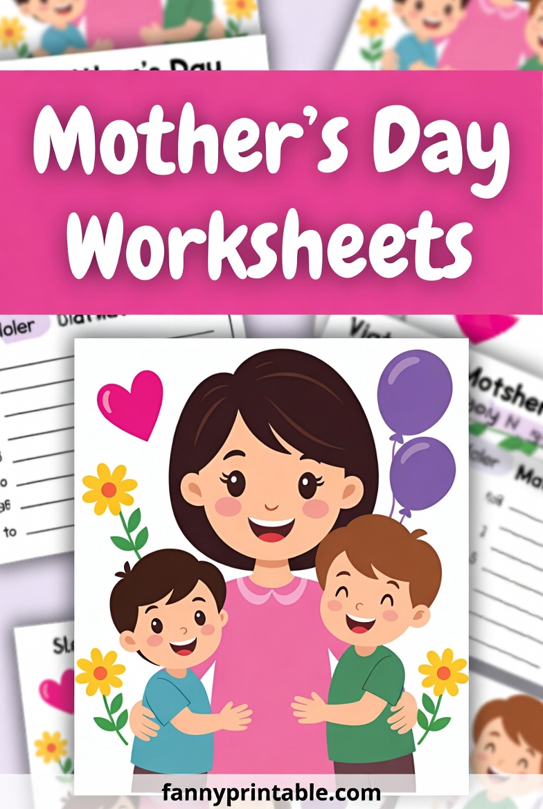 Mothers Day Worksheets Fanny Printable 2 Mother's Day Worksheets - Fanny Printable (2)