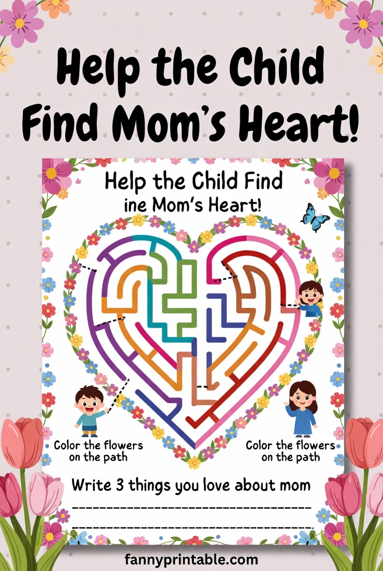 Mothers Day Worksheets For Kids Fanny Printable 2 Mother's Day Worksheets For Kids - Fanny Printable (2)