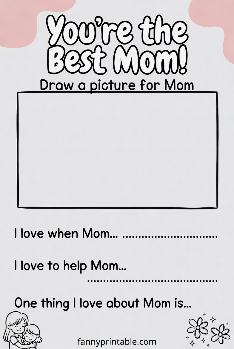 Mothers Day Worksheets For Preschool Fanny Printable 1 Mother's Day Worksheets For Preschool - Fanny Printable (1)
