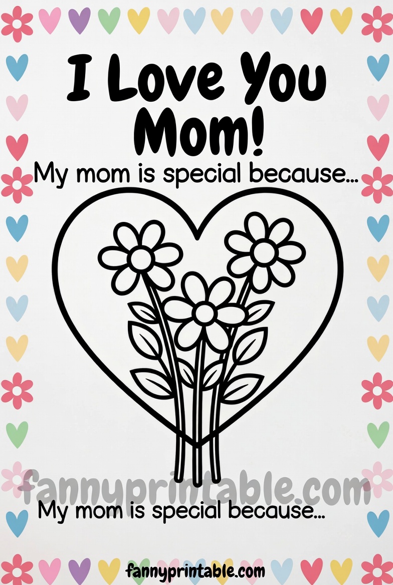 Mothers Day Worksheets For Preschool Fanny Printable 2 Mother's Day Worksheets For Preschool - Fanny Printable (2)