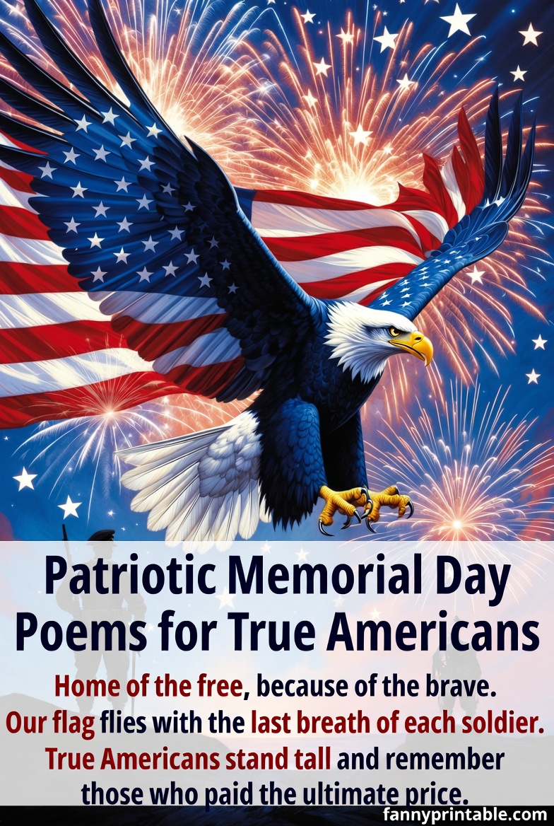 Patriotic Memorial Day Poems for True Americans FannyPrintable (1)