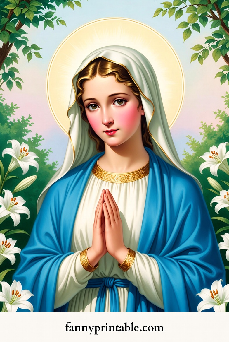Pictures Of Mary Mother Of Jesus Printable (1)
