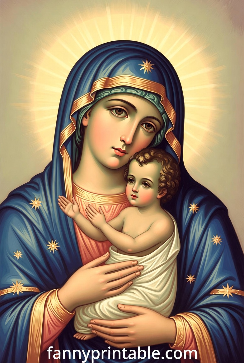 Pictures Of Mary Mother Of Jesus Printable (4)