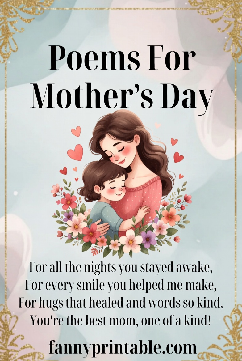 Poems For Mother's Day - Fanny Printable (3)
