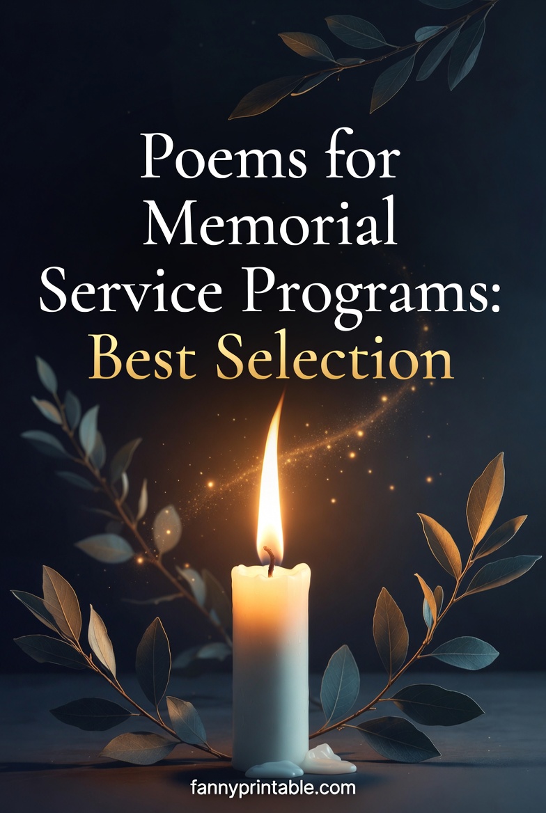 Poems for Memorial Service Programs Best Selection FannyPrintable 1 Poems for Memorial Service Programs Best Selection FannyPrintable (1)
