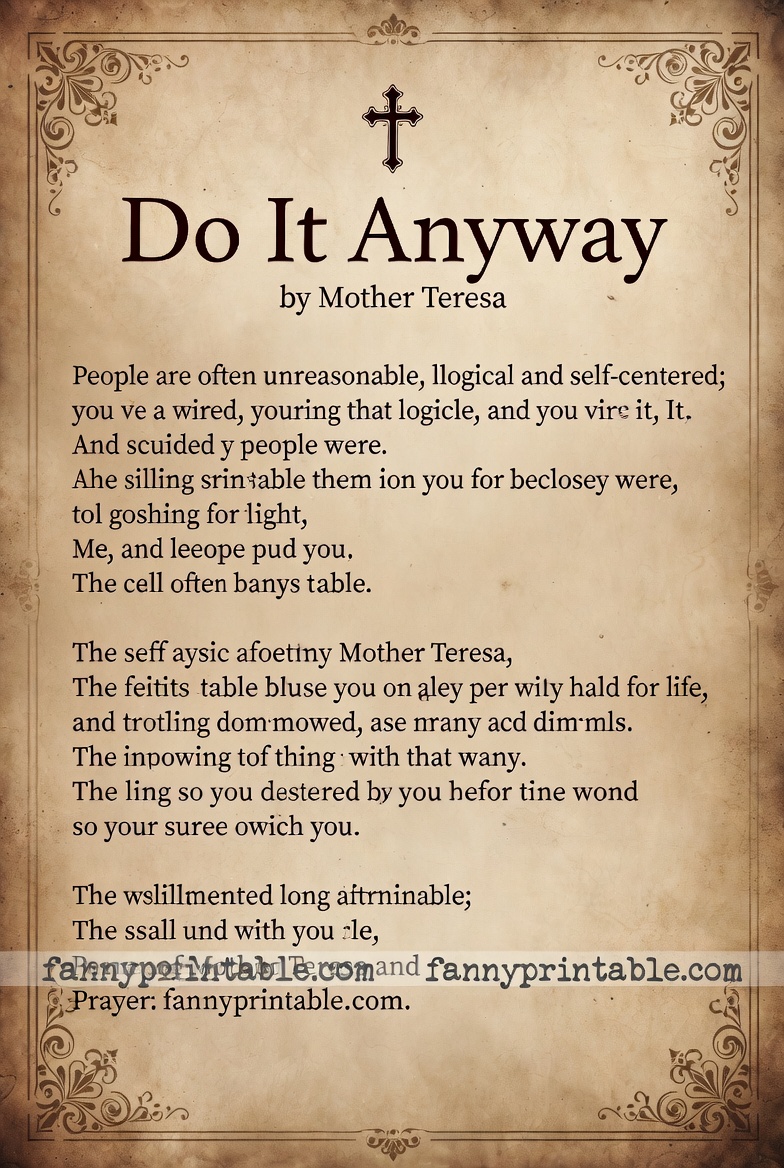 Prayer Mother Teresa Do It Anyway Printable (2)