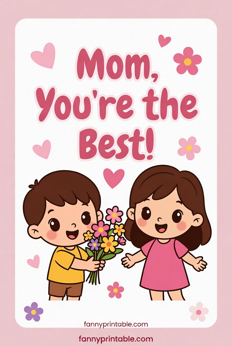 Preschool Mother's Day Printable - Fanny Printable (1)