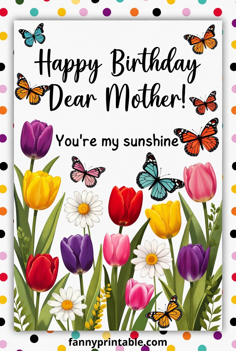 Printable Birthday Card For Mother (3)