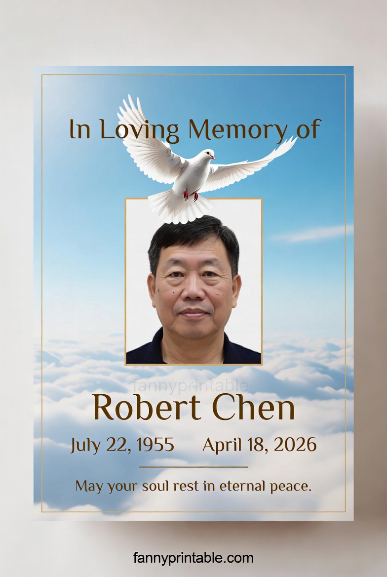 Printable Memorial Cards - FannyPrintable.Com (4)
