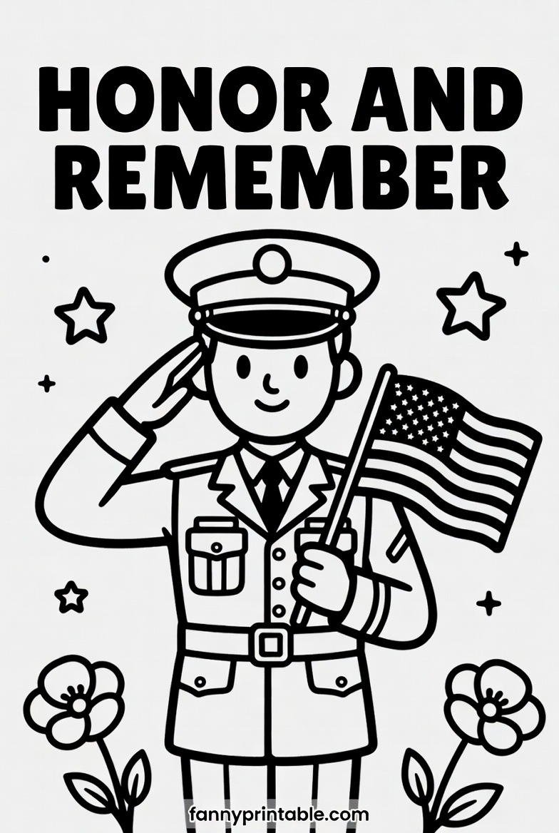 Printable Memorial Day Coloring Sheets - FannyPrintable.Com (3)