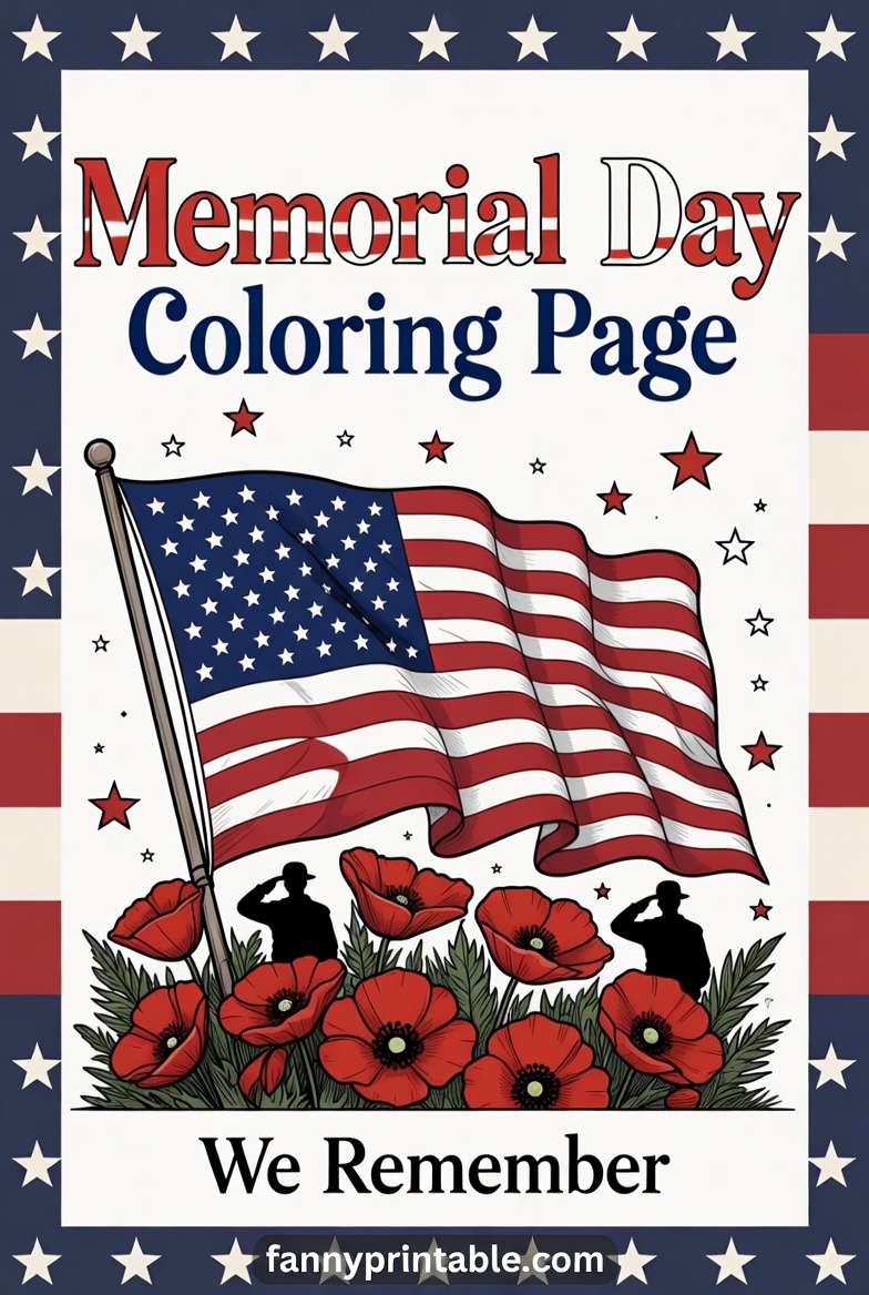 Printable Memorial Day Crafts - FannyPrintable.Com (1)
