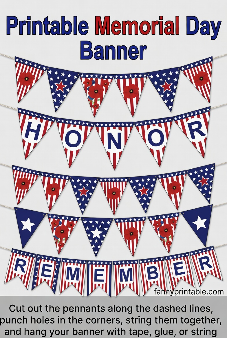 Printable Memorial Day Crafts - FannyPrintable.Com (2)