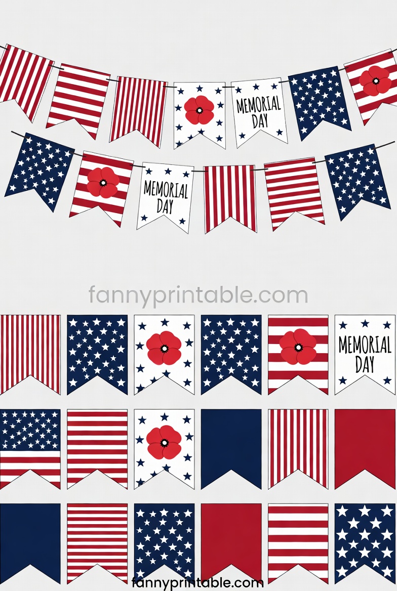 Printable Memorial Day Decorations - FannyPrintable.Com (3)