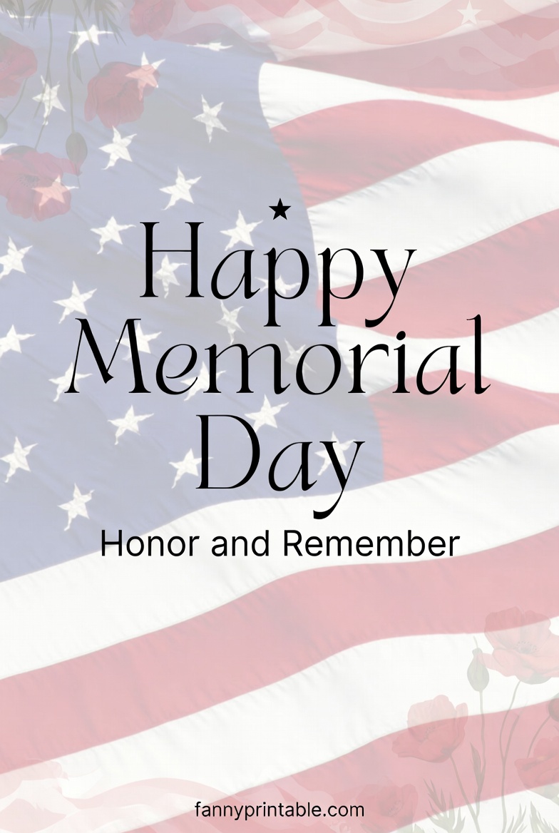 Printable Memorial Day FannyPrintable.Com 1 Printable Memorial Day - FannyPrintable.Com (1)