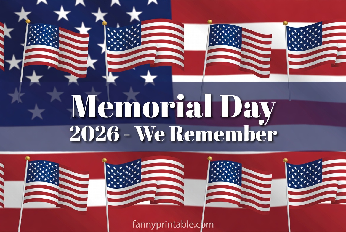 Printable Memorial Day FannyPrintable.Com 3 Printable Memorial Day - FannyPrintable.Com (3)