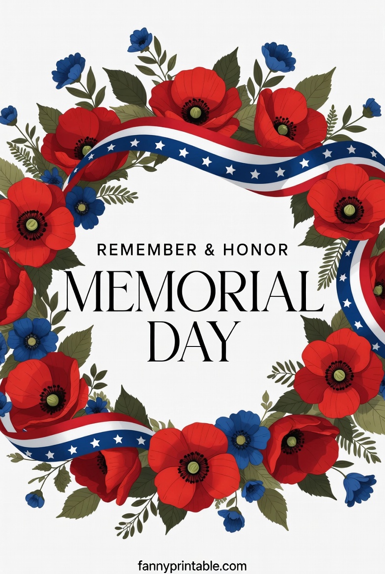 Printable Memorial Day Pictures FannyPrintable.Com 2 Printable Memorial Day Pictures - FannyPrintable.Com (2)