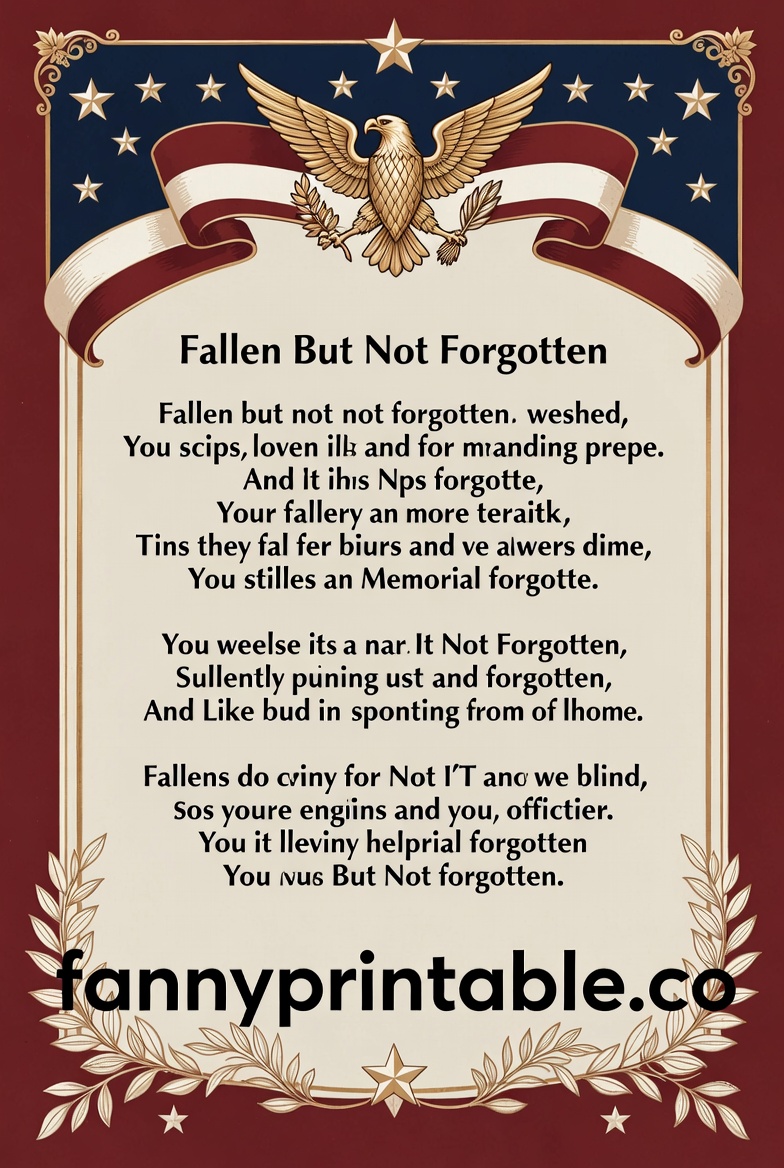 Printable Memorial Day Poems - FannyPrintable.Com (3)