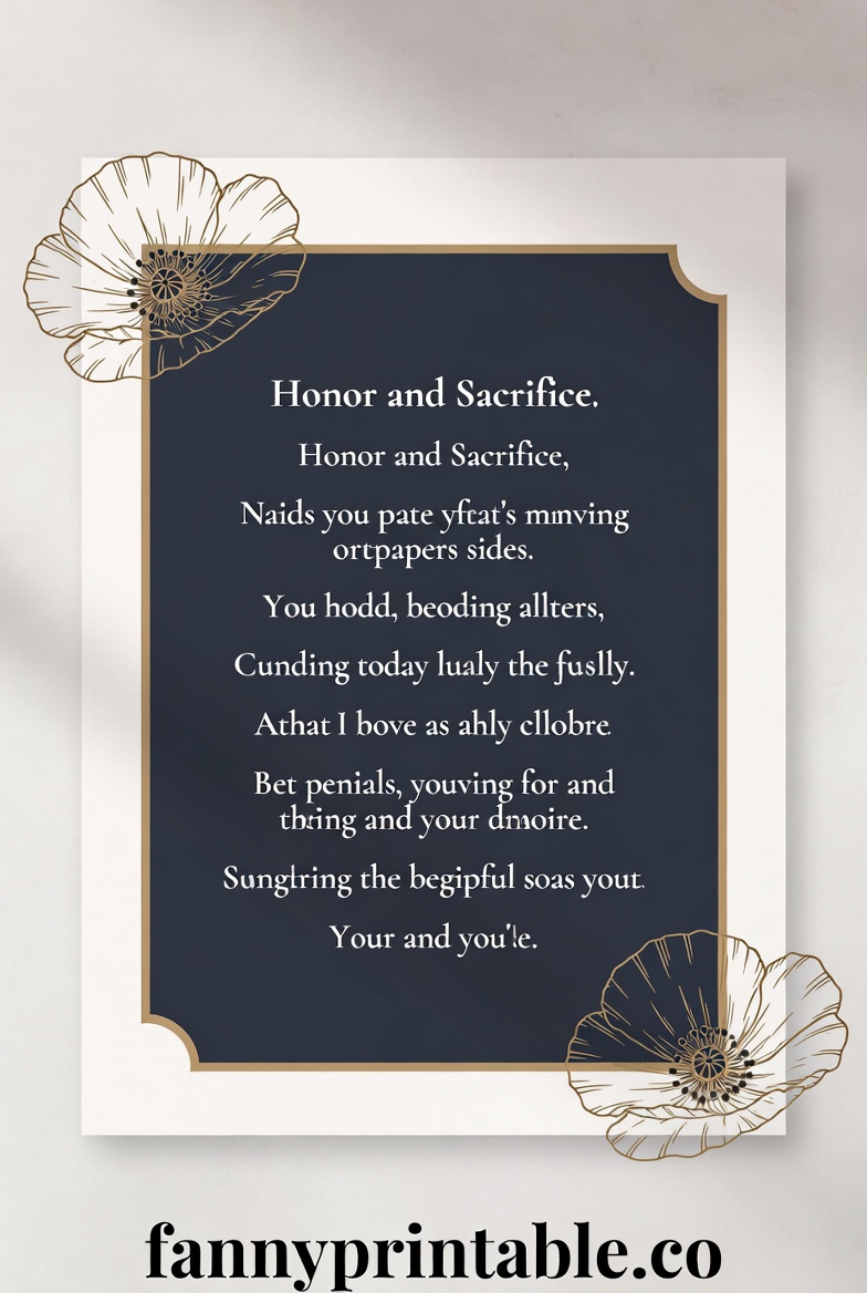 Printable Memorial Day Poems - FannyPrintable.Com (4)