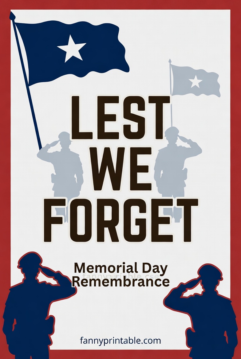 Printable Memorial Day Signs - FannyPrintable.Com (2)