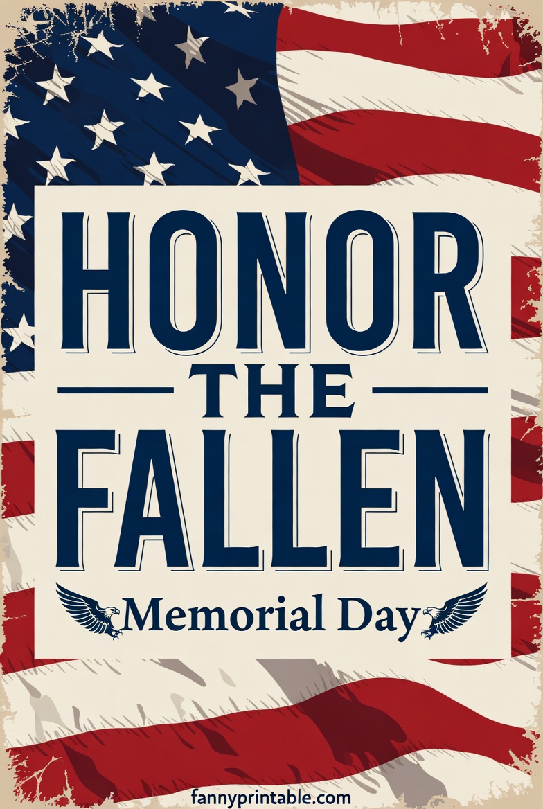 Printable Memorial Day Signs - FannyPrintable.Com (3)