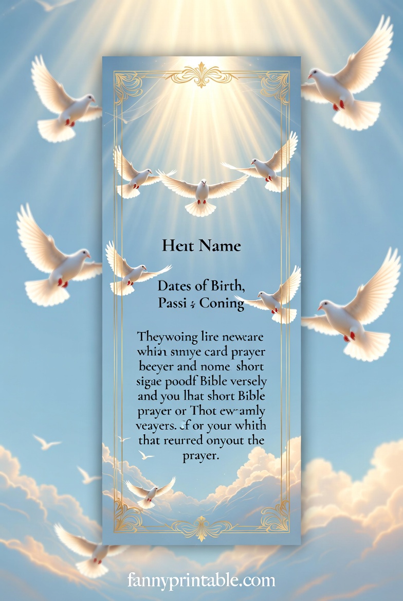 Printable Memorial Templates - FannyPrintable.Com (2)