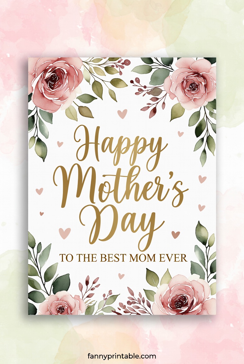 Printable Mother Day Card (2)