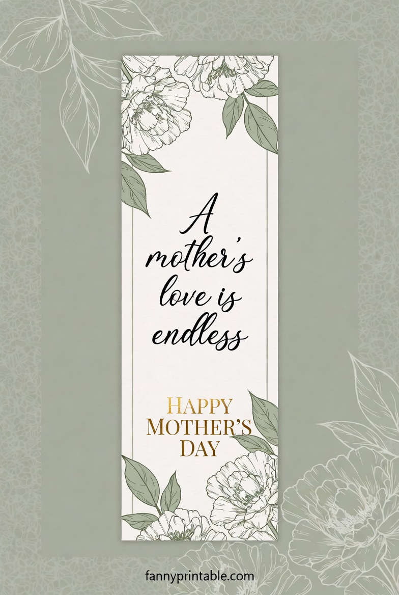 Printable Mother's Day Bookmark Template2 (1)