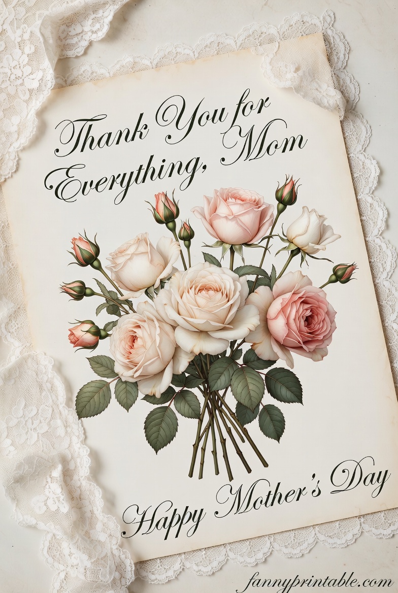 Printable Mother's Day Card Free - Fanny Printable (1)