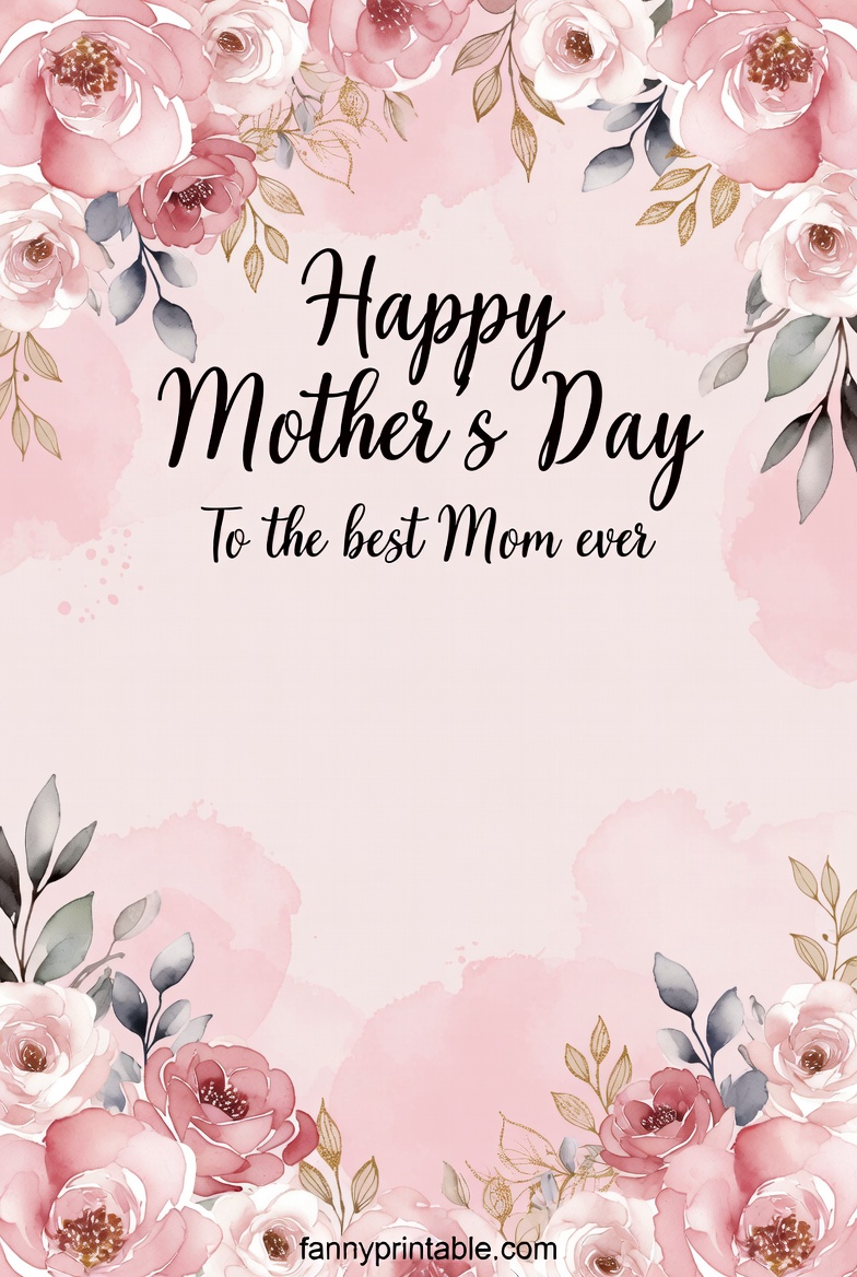 Printable Mother's Day Card Free - Fanny Printable (2)