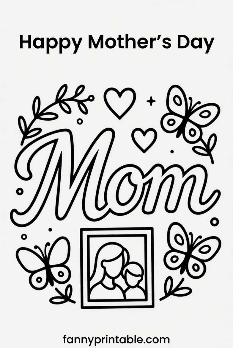 Printable Mother's Day Coloring Pages - Fanny Printable (1)