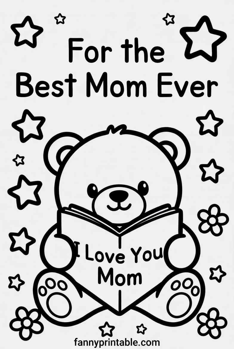 Printable Mother's Day Coloring Pages - Fanny Printable (4)