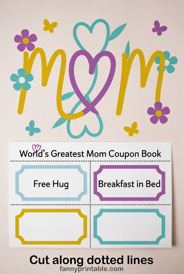 Printable Mother's Day Craft Template - Fanny Printable (2)