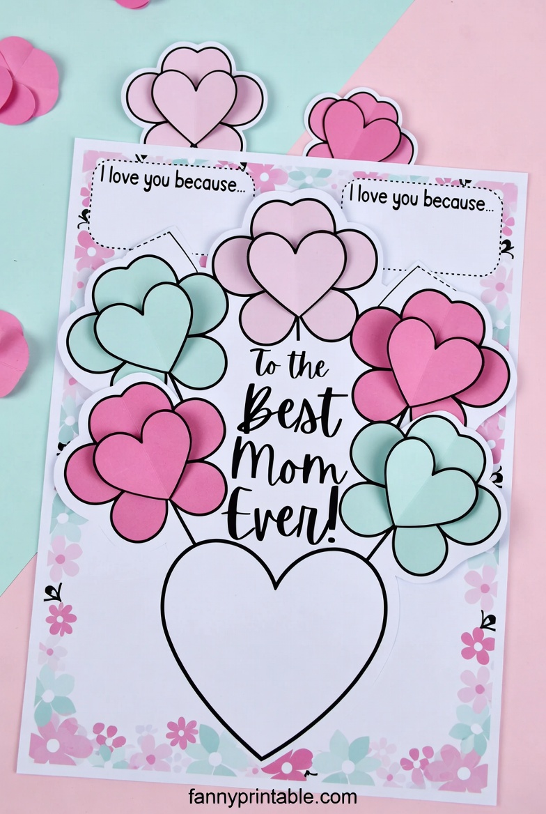 Printable Mother's Day Craft Template - Fanny Printable (4)