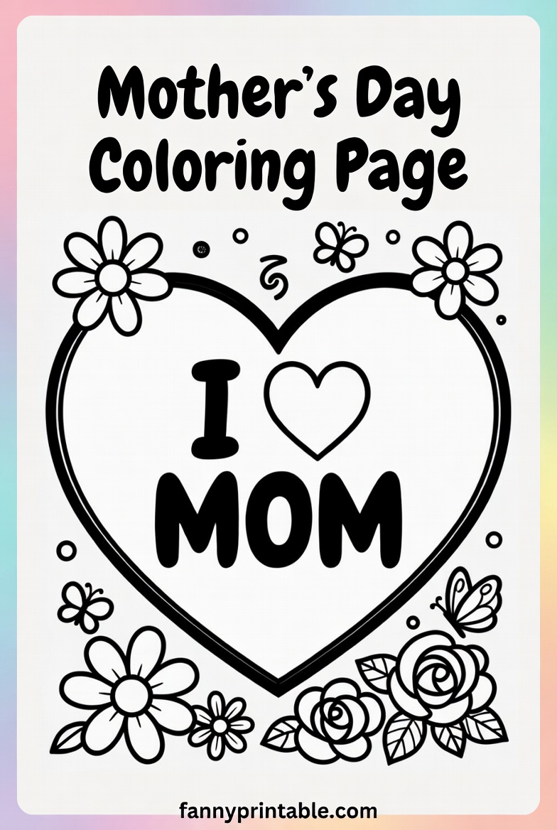 Printable Mother's Day Worksheets (4)
