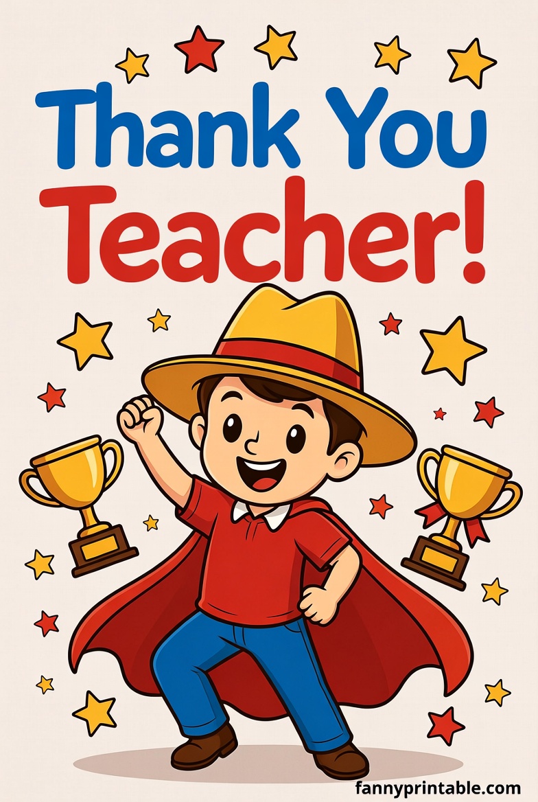 Printable Teacher Appreciation Cards (4)