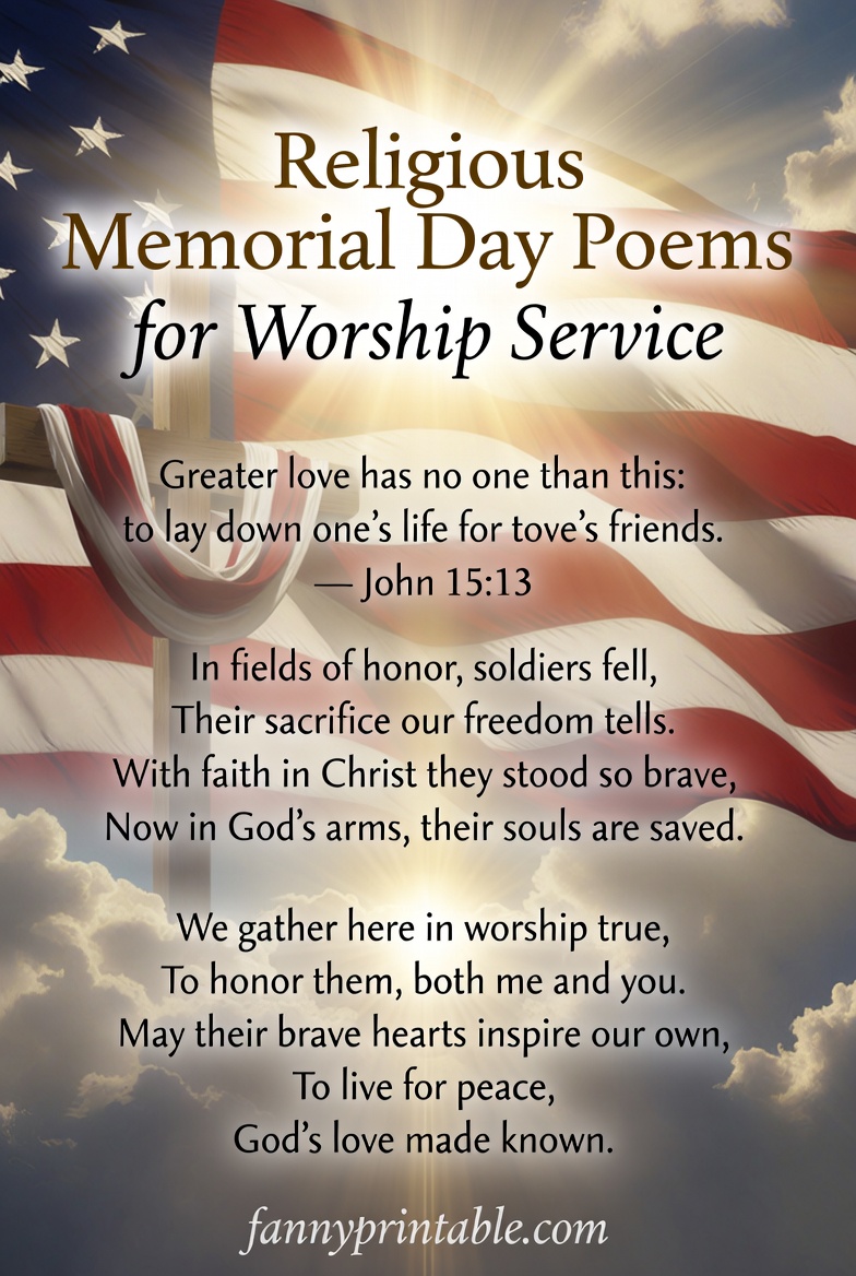 Religious Memorial Day Poems for Worship Service FannyPrintable 2 Religious Memorial Day Poems for Worship Service FannyPrintable (2)