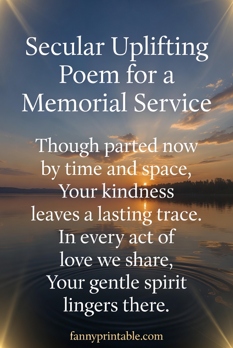 Secular Uplifting Poems for a Memorial Service FannyPrintable (4)