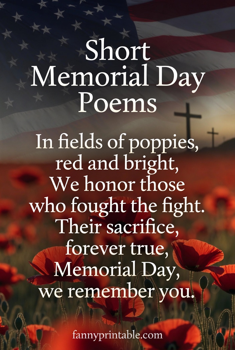 Short Memorial Day Poems for Heartfelt Tribute FannyPrintable (4)